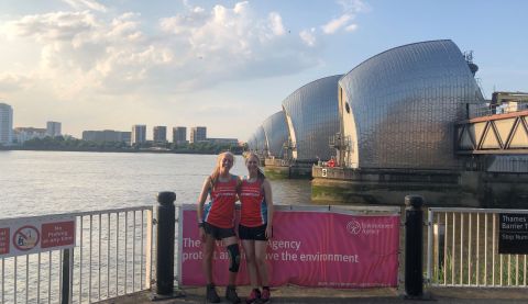 Sisters take on the Thames Path Challenge