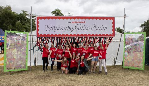 Latitude team and volunteers at the 2023 festival