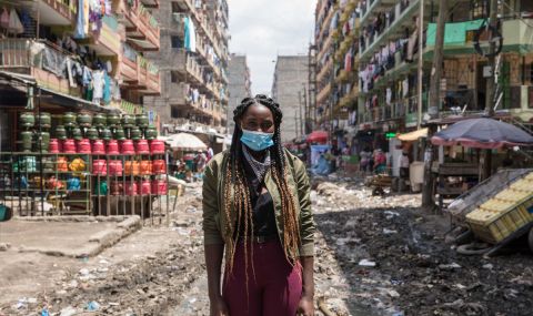 Mai, 19, is part of ActionAid's Young Urban Women Project in Kenya