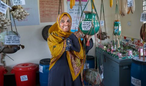 Bulbuli, farmer and leader of a women farmers' group from Bangladesh