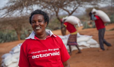 Luijah, who has worked for ActionAid for 10 years