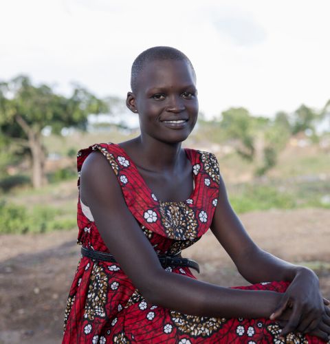 Susan, is a South Sudanese refugee living in a Ugandan refugee settlement.