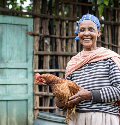 Abebech is one of the beneficiaries of Action Aid’s Combating Modern Slavery project, that is implemented to prevent, identify and address modern slavery, and to protect and monitor vulnerable groups and victims of modern slavery..