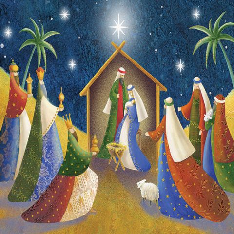 The nativity charity christmas card
