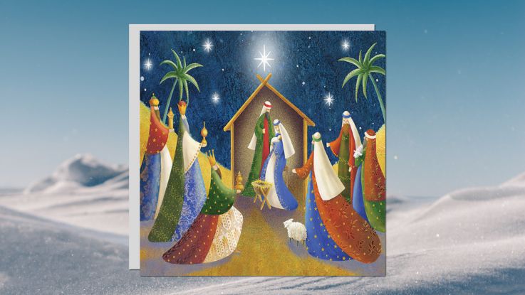 Nativity christmas card