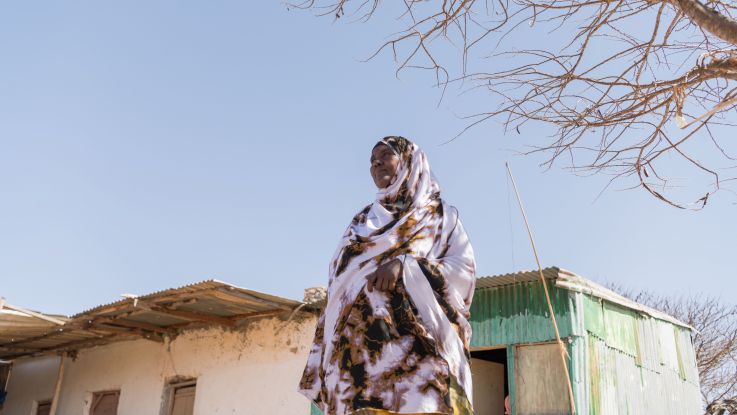 Maryam, photographed at her house in Somaliland