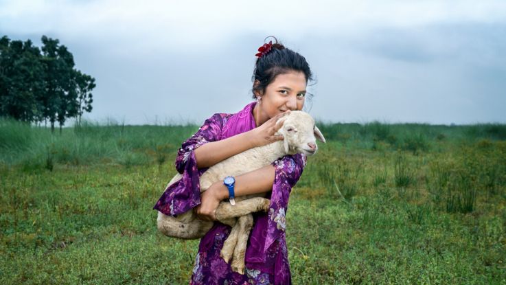 Esha, 17, took part in the Bangladesh strand of the girl-led research project.