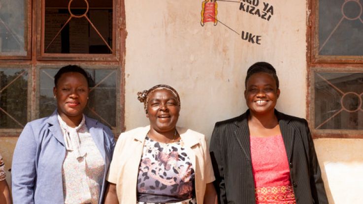 Nora, a teacher, Mary, club matron and headteacher and Rehema a Ward Education Coordinator, work together in a school in Tanzania to ensure that the rights of children are met.