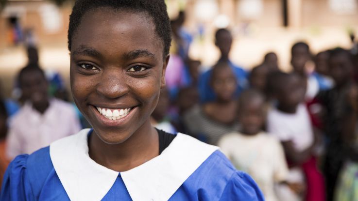 17-year-old Vast from Malawi can now stay in school when she has her period, thanks to support from ActionAid