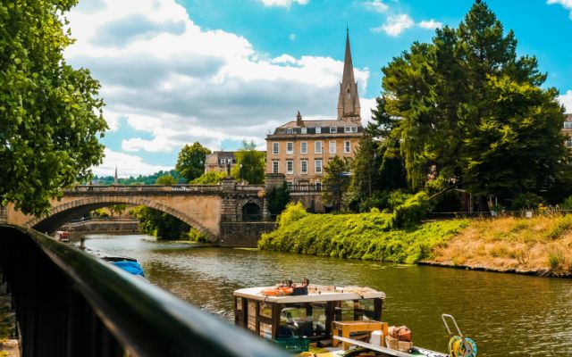 Bridge over a river